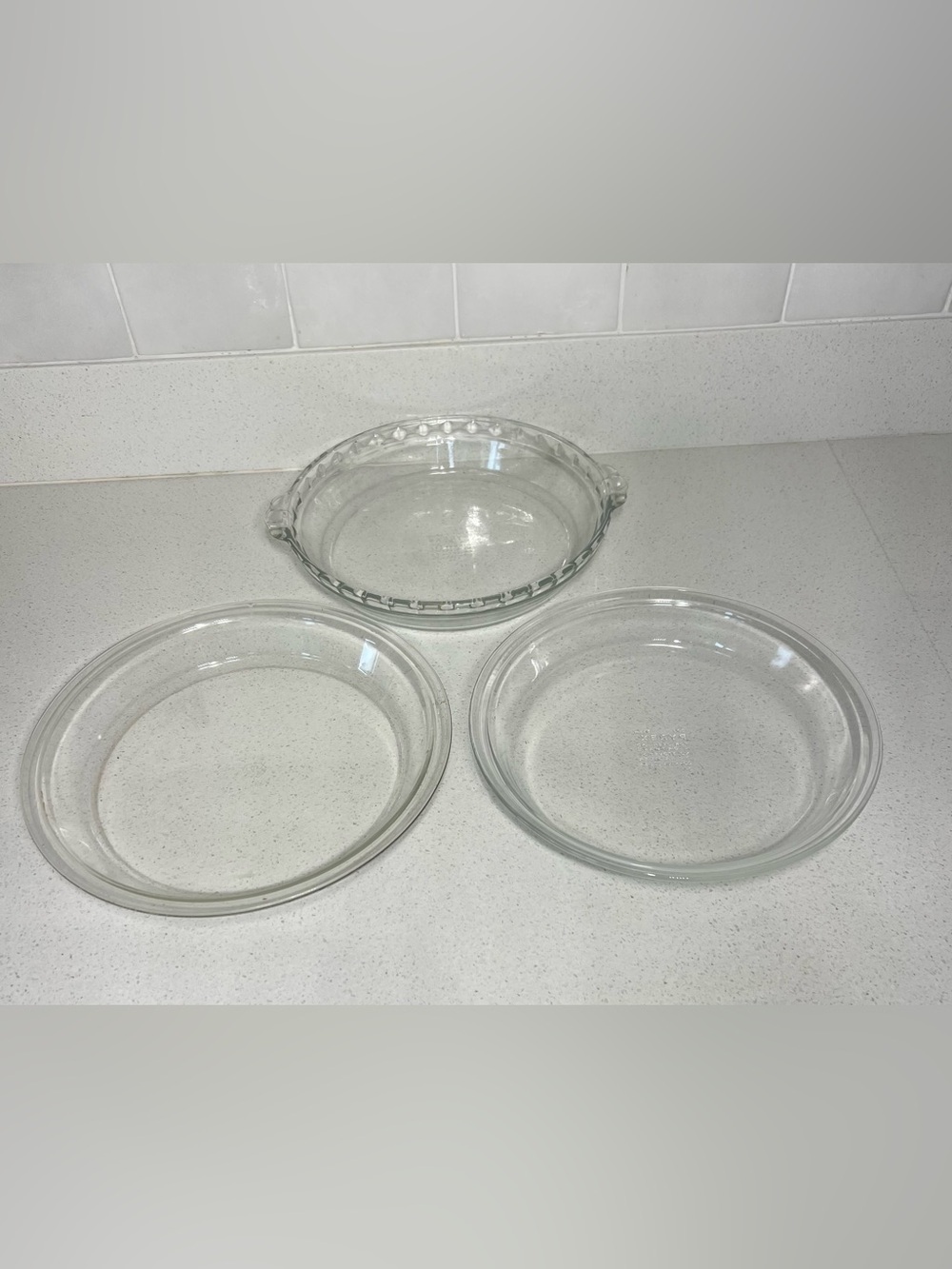PYREX Clear Glass Baking Dishes - Set of 3